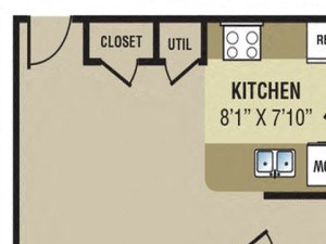 Stevens Creek Commons - 2 Bedroom 1004 square feet Stevens Creek Commons - 2 Bedroom 1004 square feet